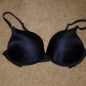 Victoria's Secret black plunge push up bra 36C